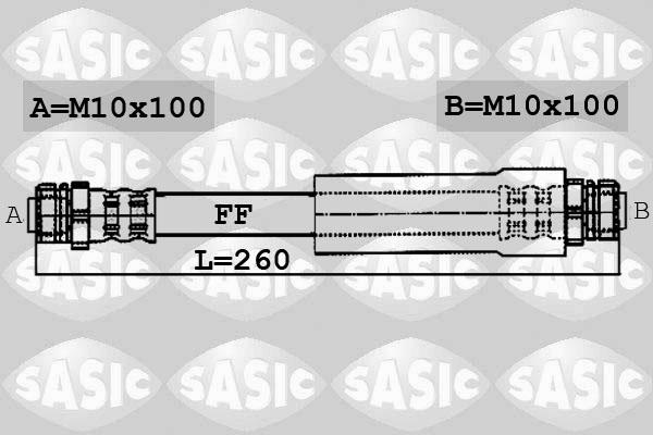 Sasic 6606009 - Jarruletku inparts.fi