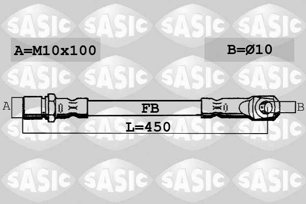 Sasic 6606015 - Jarruletku inparts.fi