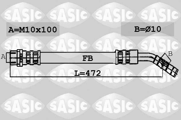 Sasic 6606081 - Jarruletku inparts.fi