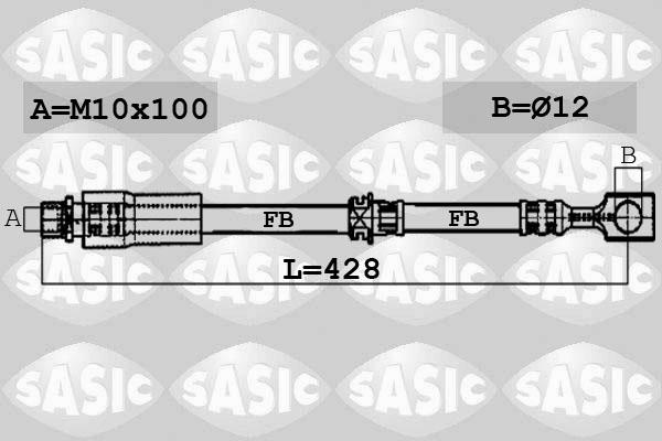 Sasic 6606083 - Jarruletku inparts.fi