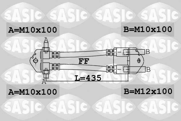 Sasic 6606199 - Jarruletku inparts.fi