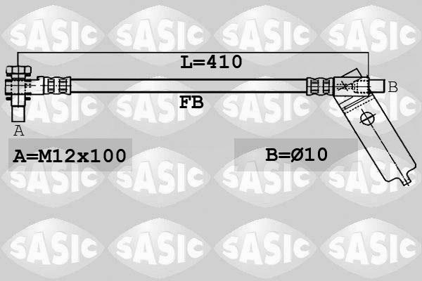 Sasic 6606197 - Jarruletku inparts.fi