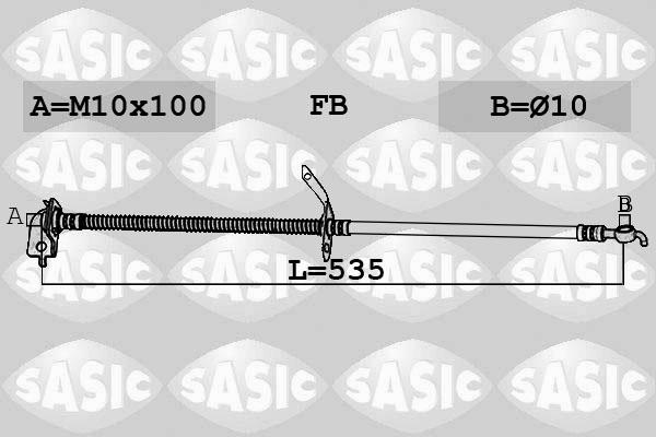 Sasic 6606250 - Jarruletku inparts.fi