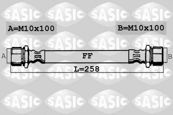 Sasic 6606204 - Jarruletku inparts.fi