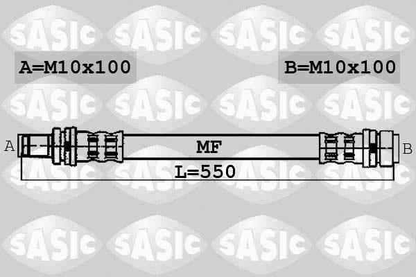 Sasic 6606200 - Jarruletku inparts.fi