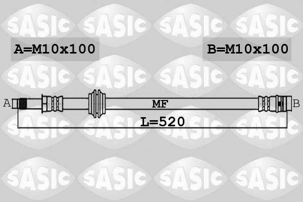 Sasic 6606222 - Jarruletku inparts.fi