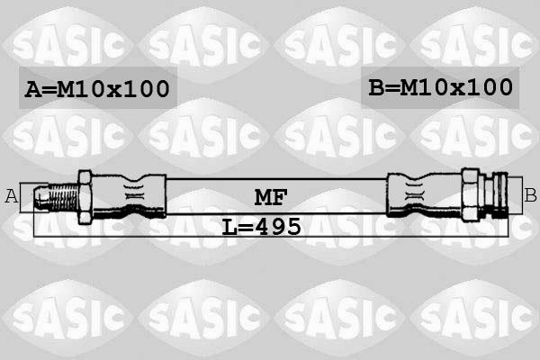 Sasic 6600016 - Jarruletku inparts.fi