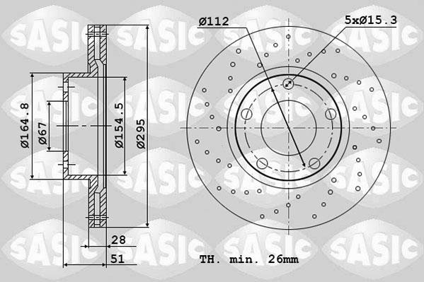 Sasic 6106240 - Jarrulevy inparts.fi