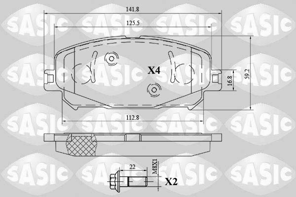 Sasic 6214046 - Jarrupala, levyjarru inparts.fi