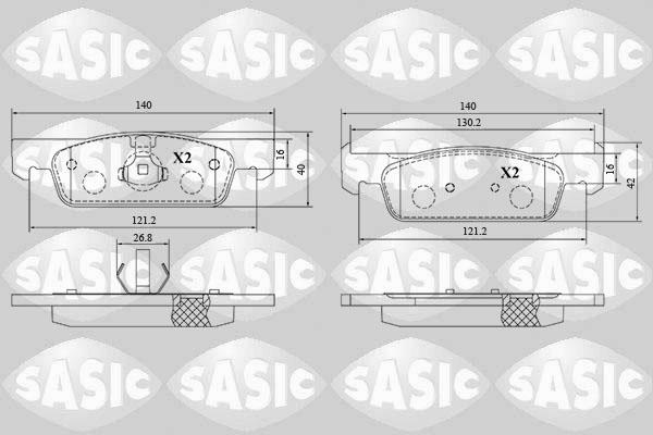 Sasic 6214048 - Jarrupala, levyjarru inparts.fi