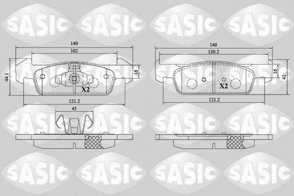 Sasic 6214050 - Jarrupala, levyjarru inparts.fi