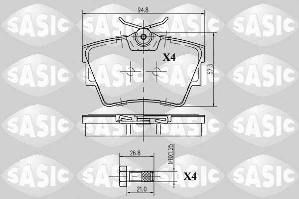 Sasic 6214005 - Jarrupala, levyjarru inparts.fi