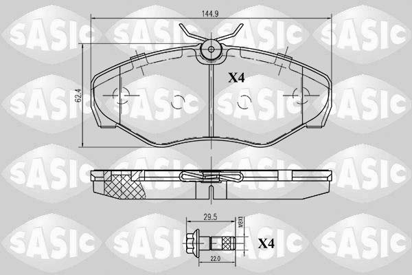 Sasic 6214007 - Jarrupala, levyjarru inparts.fi