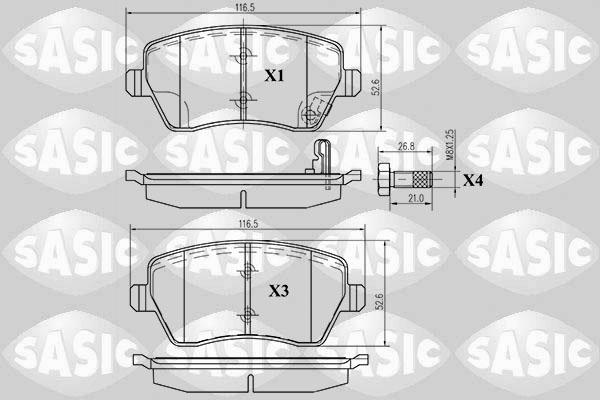 Sasic 6214011 - Jarrupala, levyjarru inparts.fi