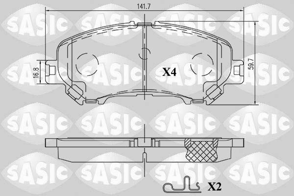 Sasic 6214039 - Jarrupala, levyjarru inparts.fi