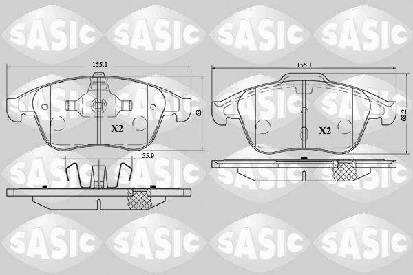 Sasic 6214026 - Jarrupala, levyjarru inparts.fi