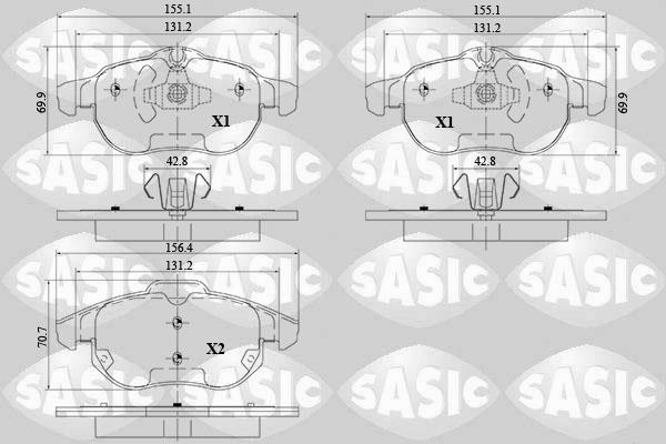 Sasic 6216095 - Jarrupala, levyjarru inparts.fi