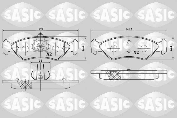 Sasic 6216049 - Jarrupala, levyjarru inparts.fi