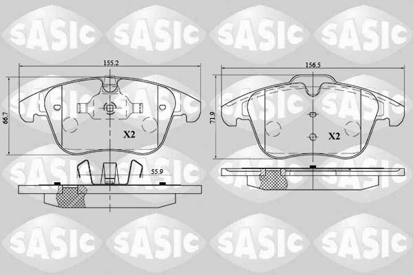 Sasic 6216055 - Jarrupala, levyjarru inparts.fi