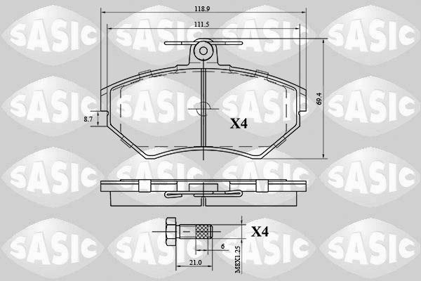 Sasic 6216057 - Jarrupala, levyjarru inparts.fi