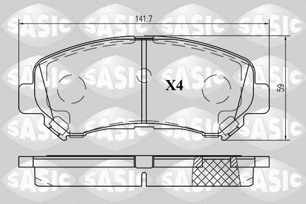 Sasic 6216019 - Jarrupala, levyjarru inparts.fi