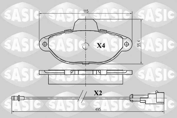 Sasic 6216010 - Jarrupala, levyjarru inparts.fi