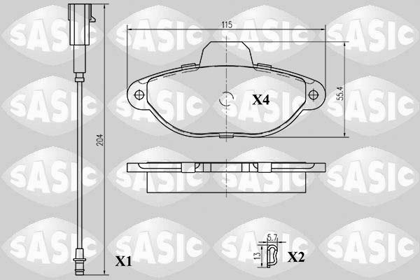 Sasic 6216011 - Jarrupala, levyjarru inparts.fi