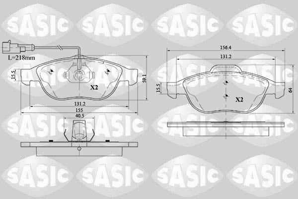 Sasic 6216089 - Jarrupala, levyjarru inparts.fi