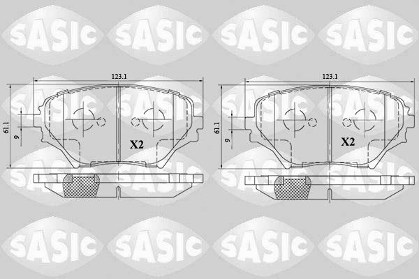 Sasic 6216082 - Jarrupala, levyjarru inparts.fi