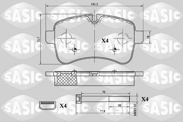 Sasic 6216038 - Jarrupala, levyjarru inparts.fi