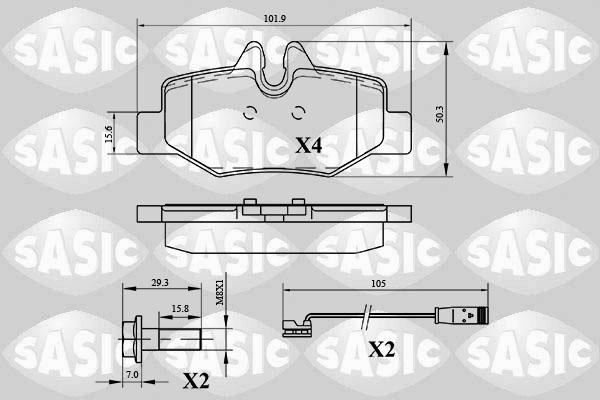 Sasic 6216033 - Jarrupala, levyjarru inparts.fi