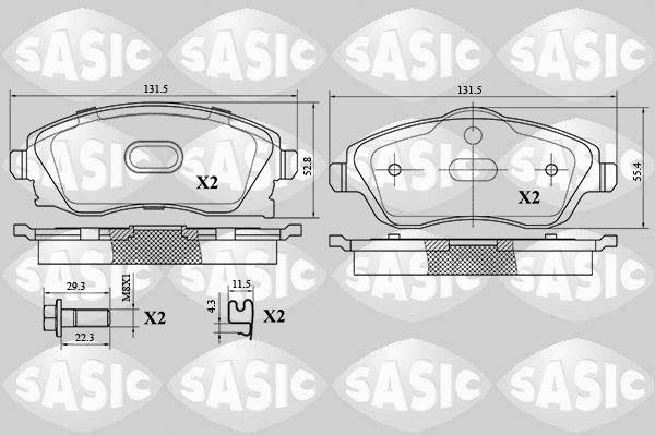 Sasic 6216024 - Jarrupala, levyjarru inparts.fi