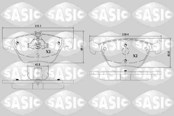 Sasic 6216149 - Jarrupala, levyjarru inparts.fi