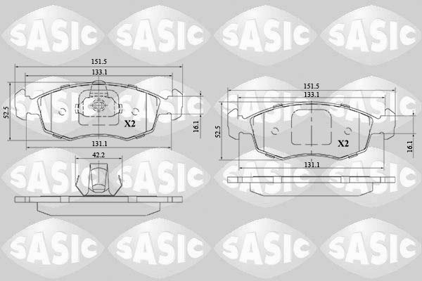 Sasic 6216144 - Jarrupala, levyjarru inparts.fi