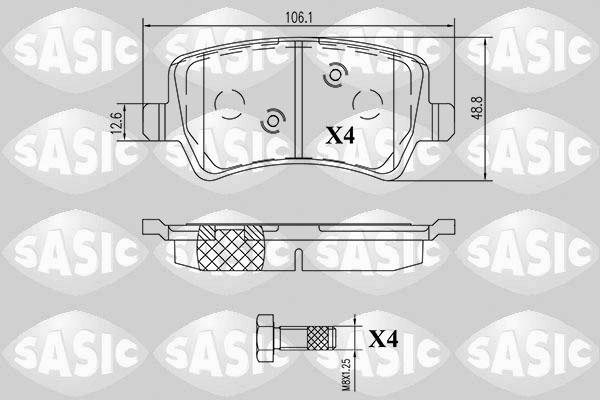 Sasic 6216160 - Jarrupala, levyjarru inparts.fi