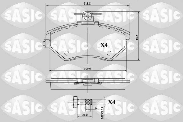 Sasic 6216101 - Jarrupala, levyjarru inparts.fi