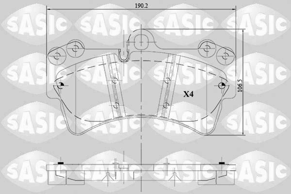 Sasic 6216131 - Jarrupala, levyjarru inparts.fi