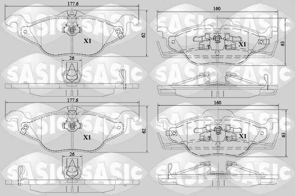 Sasic 6216120 - Jarrupala, levyjarru inparts.fi