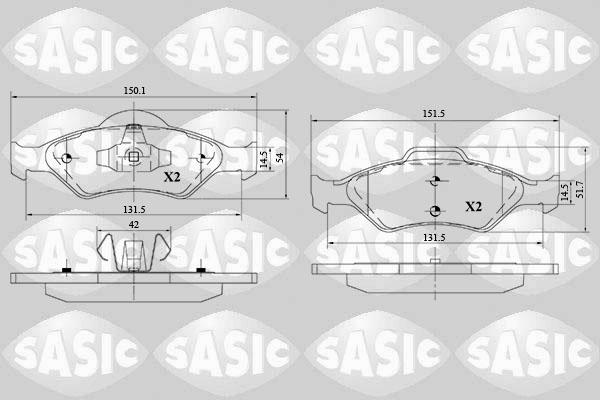 Sasic 6216121 - Jarrupala, levyjarru inparts.fi