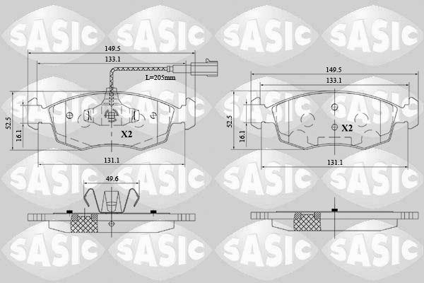 Sasic 6216171 - Jarrupala, levyjarru inparts.fi