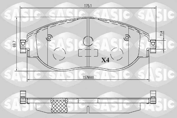 Sasic 6216202 - Jarrupala, levyjarru inparts.fi