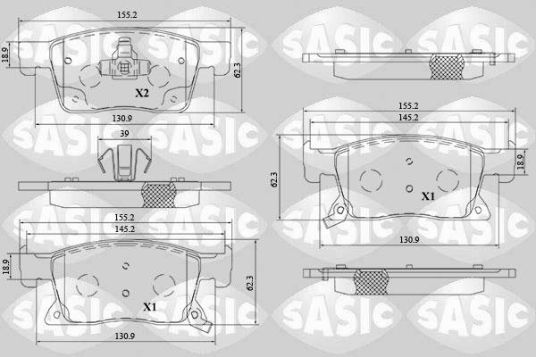 Sasic 6216207 - Jarrupala, levyjarru inparts.fi