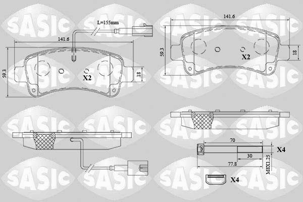 Sasic 6210091 - Jarrupala, levyjarru inparts.fi