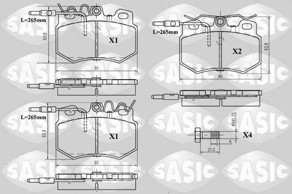 Sasic 6210042 - Jarrupala, levyjarru inparts.fi