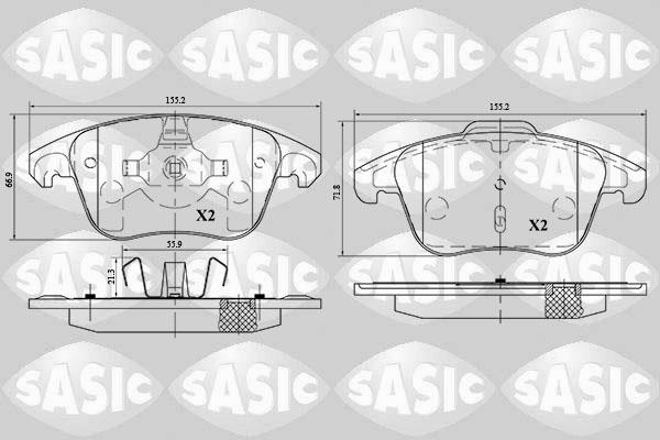 Sasic 6210054 - Jarrupala, levyjarru inparts.fi