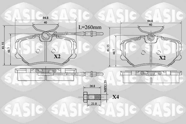 Sasic 6210063 - Jarrupala, levyjarru inparts.fi