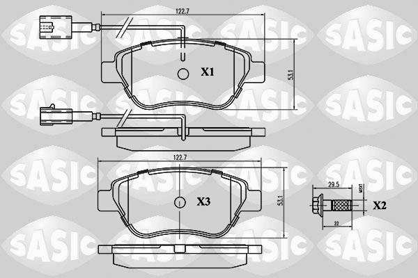 Sasic 6210015 - Jarrupala, levyjarru inparts.fi