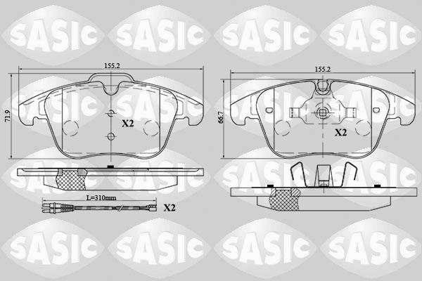 Sasic 6210039 - Jarrupala, levyjarru inparts.fi