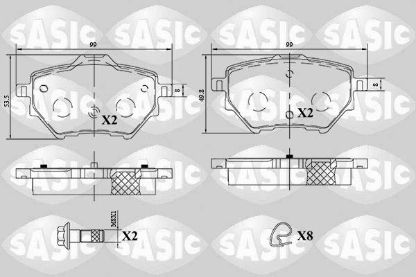 Sasic 6210076 - Jarrupala, levyjarru inparts.fi