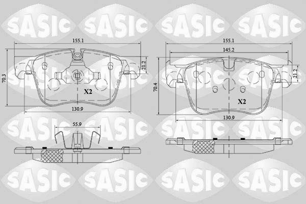 Sasic 6210077 - Jarrupala, levyjarru inparts.fi